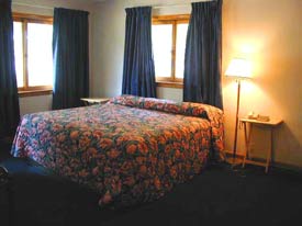 Lodging in Paradise Michigan --Large kingsize beds will drift you off to sleep.