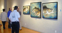 Christopher Harman's Walleye Paintings