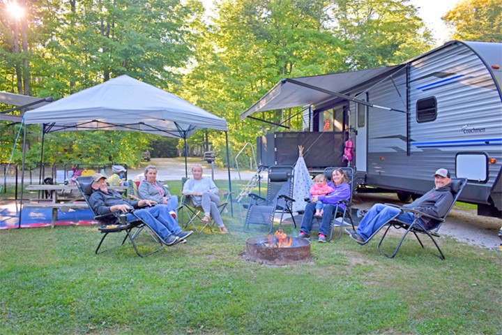 Campground in Newberry Michigan